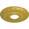 Ekena Millwork Blackthorn Ceiling Medallion (Fits Canopies up to 4 7/8"), 11 3/4"OD x 3 5/8"ID x 1"P, Rich Gold CM11BLRGS - alternate 5